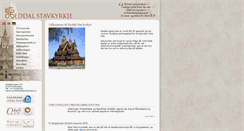 Desktop Screenshot of heddalstavkirke.no
